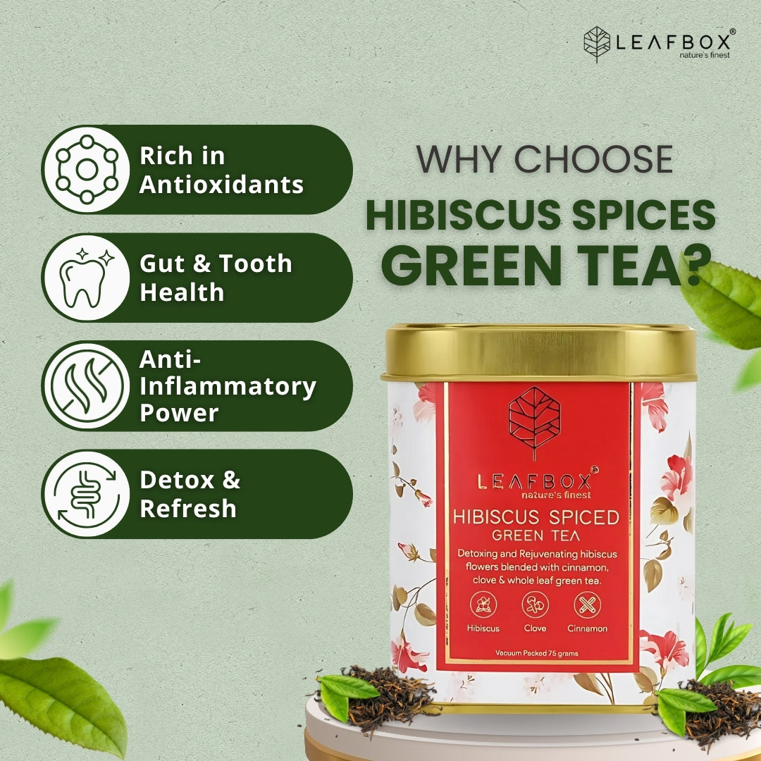 Hibiscus Spices Green Tea