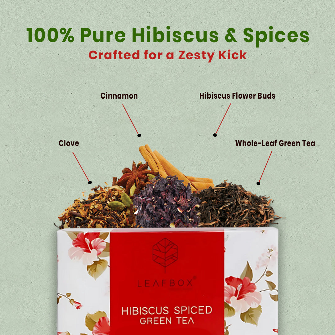 Hibiscus Spices Green Tea