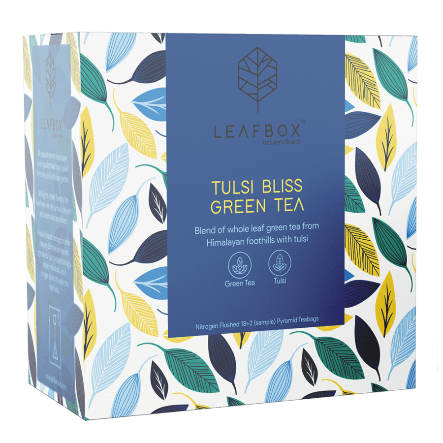tulsi bliss green tea tags